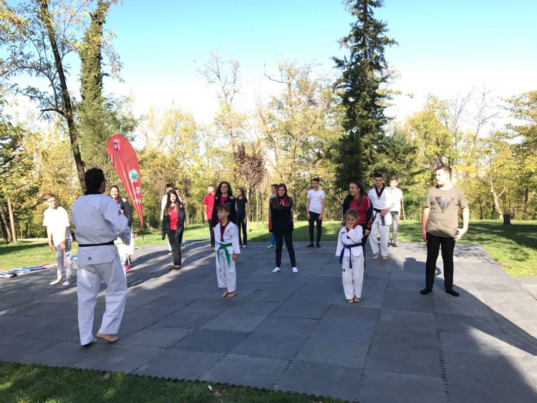 Klasa e 9D te Fushat Multisportive në Parkun e Madh të Liqenit Klasa e 9D te Fushat Multisportive në Parkun e Madh të Liqenit