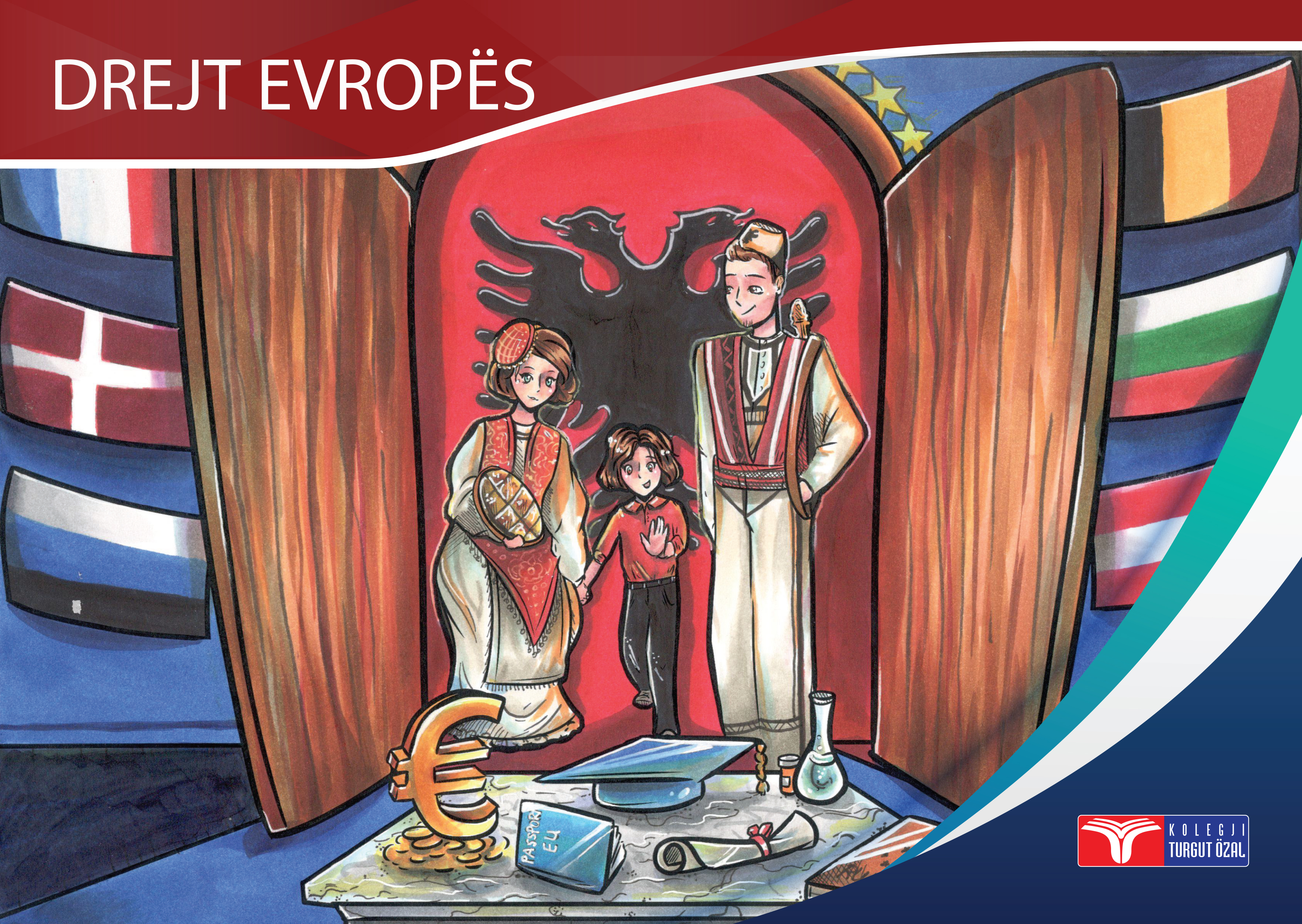“Drejt Evropës” libri më i ri, i botuar me punimet e përzgjedhura të nxënësve të kolegjit “Turgut Özal” “Drejt Evropës” libri më i ri, i botuar me punimet e përzgjedhura të nxënësve të kolegjit “Turgut Özal”