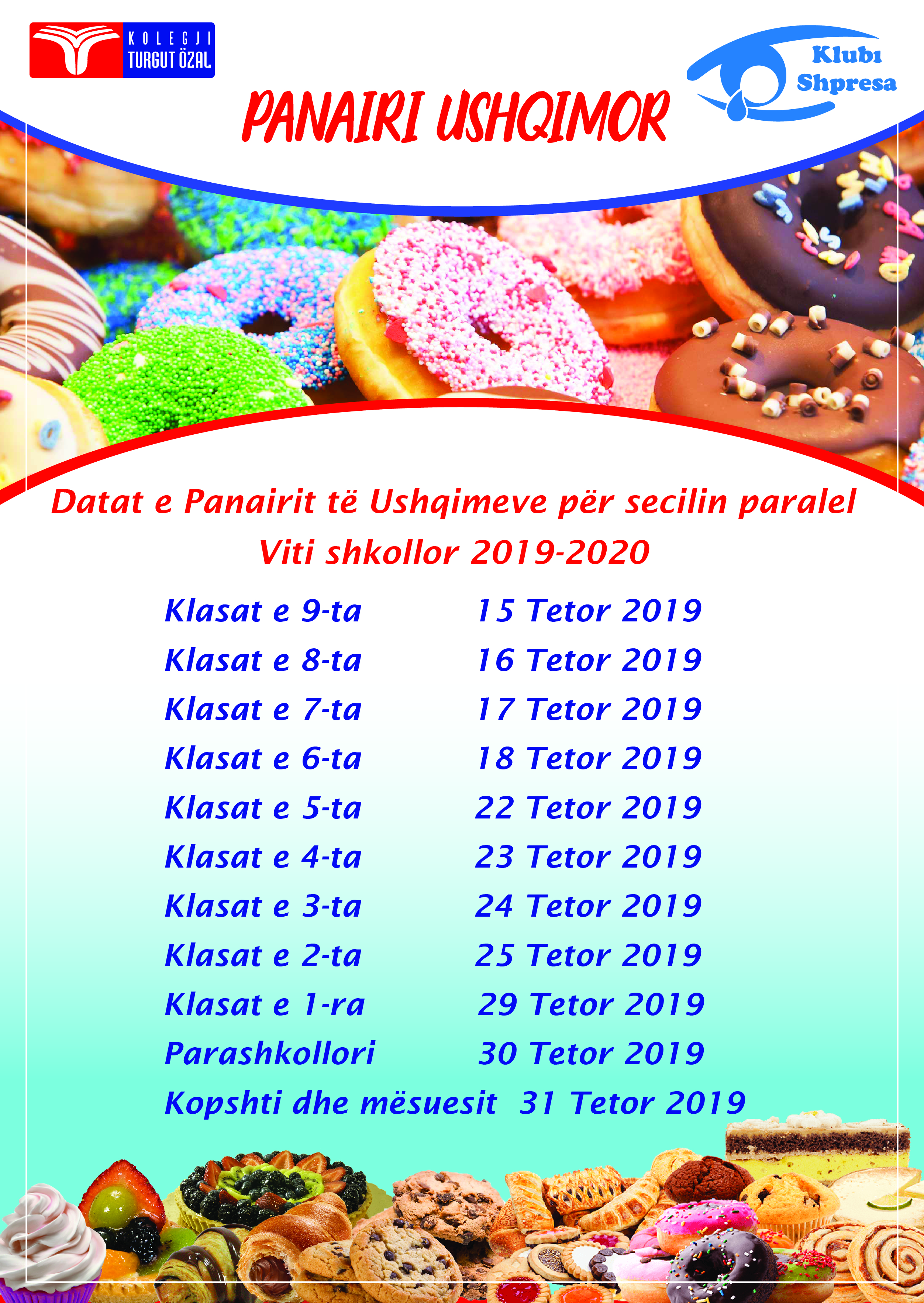 Datat e Panairit të Ushqimeve Datat e Panairit të Ushqimeve